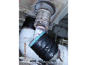 穿墙膨脹节(jié)施工現(xiàn)场(chǎng)