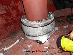 爐頂穿墙超温(wēn)改造